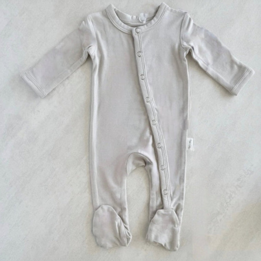 preemie cloud onesie in dove for tiny baby